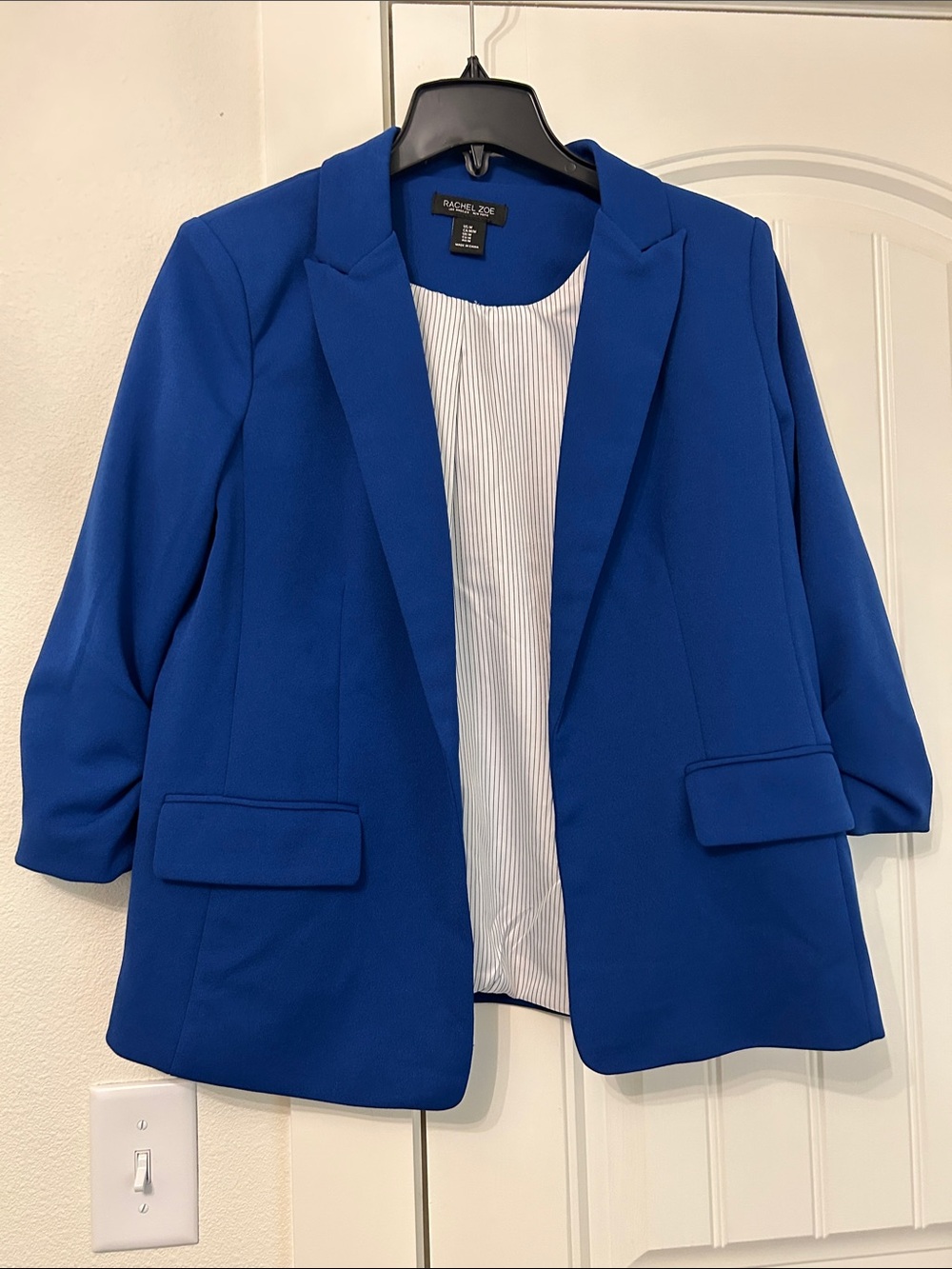 Rachel Zoe Cobalt Blue Structured Blazer
